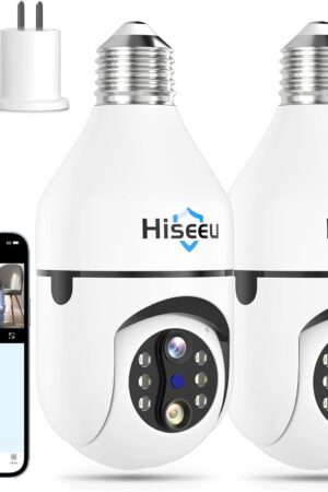 Hiseeu Light Bulb Security Camera - 2PS04