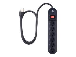 GE 6 OUTLET POWER STRIP 3FT