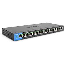 LINKSYS LGS116P 16-Port Gigabit 8 PORT PoE Switch