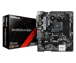 ASROCK B450M-HDV AM4 MAINBD